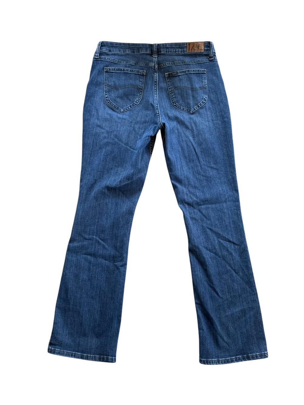 Lee Y2K Bootcut Jeans Medium Wash Stretch Denim Western 34